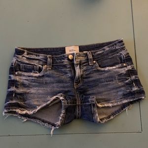 Bke buckle jean shorts 27